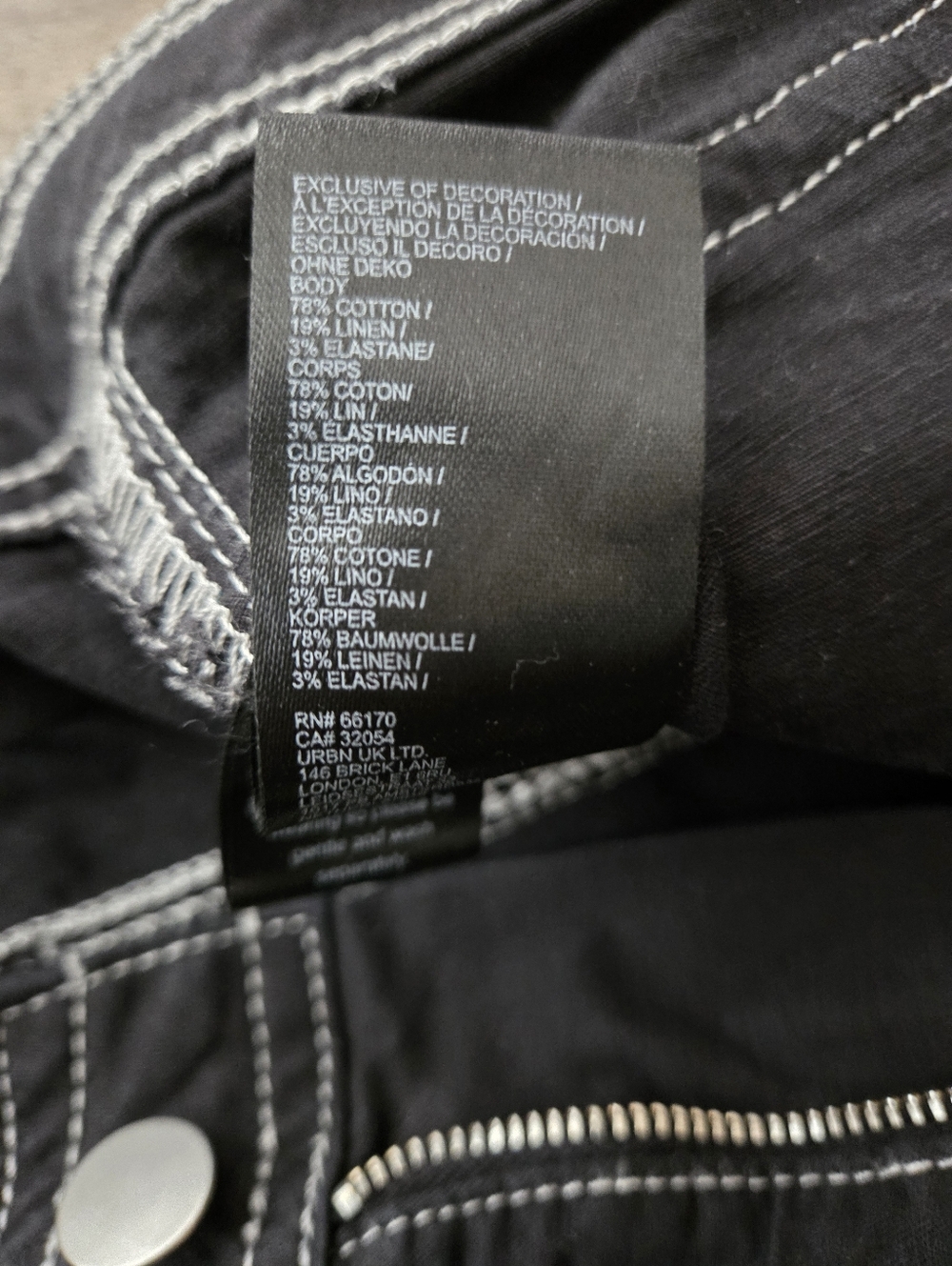 Anthropologie The Carson Utility Barrel Pants in Black Cargo High Rise Sz 6 - Picture 6 of 13